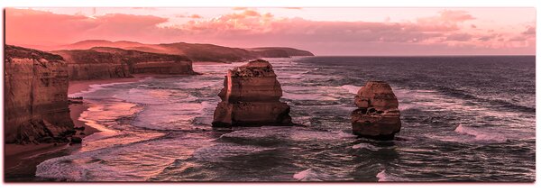 Slika na platnu - Obala Tihog oceana - panorama 5118FA (105x35 cm)