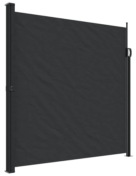 Bočna tenda na uvlačenje crna 200x300 cm - Crna / 200 x 300 cm