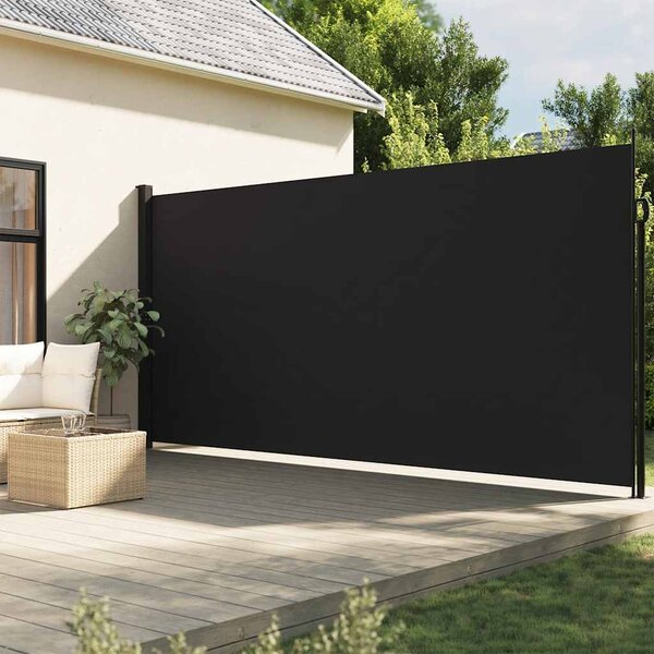Bočna tenda na uvlačenje crna 200x300 cm - Crna / 200 x 300 cm