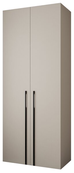 Ormar za garderobu 100 cm Carmela 40-3 (kašmir + crna)