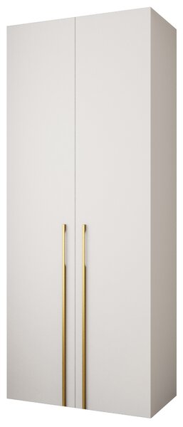 Ormar za garderobu 100 cm Carmela 40-3 (bijela + zlatna)