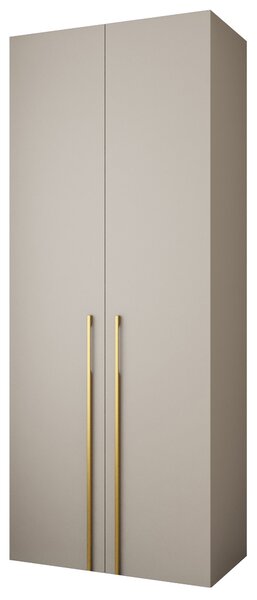 Ormar za garderobu 100 cm Carmela 40-3 (kašmir + zlatna)