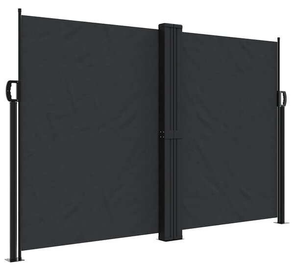 Bočna tenda na uvlačenje crna 160 x 1200 cm - Crna / 160 x 1200 cm