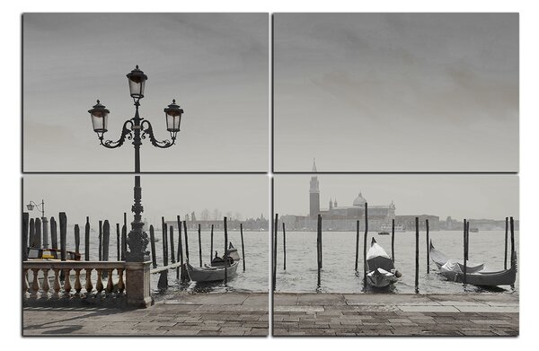 Slika na platnu - Veliki kanal i gondole u Veneciji 1114QE (150x100 cm)