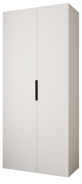 Zondo.hr Ormar za garderobu 110 cm Carmela 40-4 (bijela + crna). Akcija -20%. 1126637