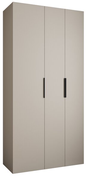 Ormar za garderobu 120 cm Carmela 40-4 (kašmir + crna)