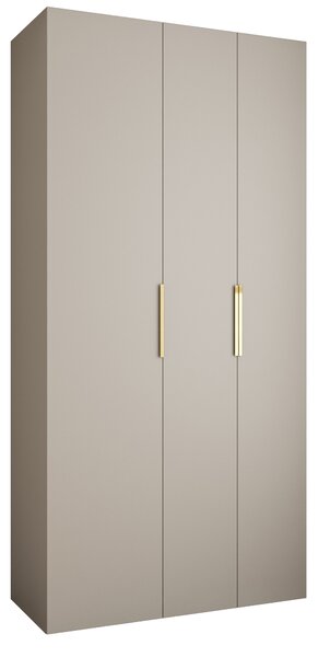 Ormar za garderobu 120 cm Carmela 40-4 (kašmir + zlatna)