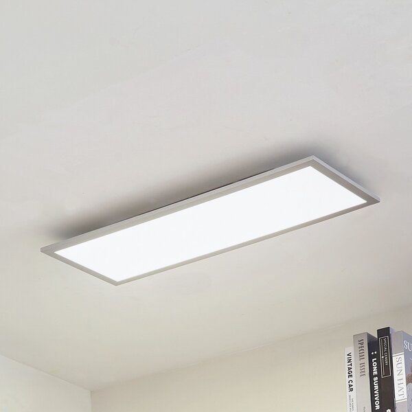 Arcchio LED panel Lyndra, 80 cm, srebrna, aluminij, prigušiva, CCT, prigušiva, Metalik, Dnevni boravak/blagovaonica, Aluminij