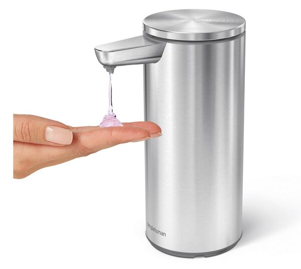 Željezni automatski dozator sapuna u mat srebrnoj boji 266 ml – simplehuman