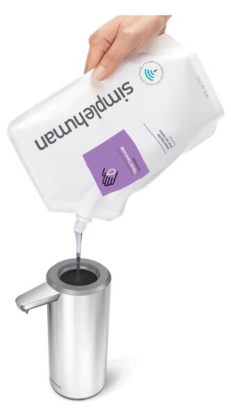 Željezni automatski dozator sapuna u mat srebrnoj boji 266 ml – simplehuman