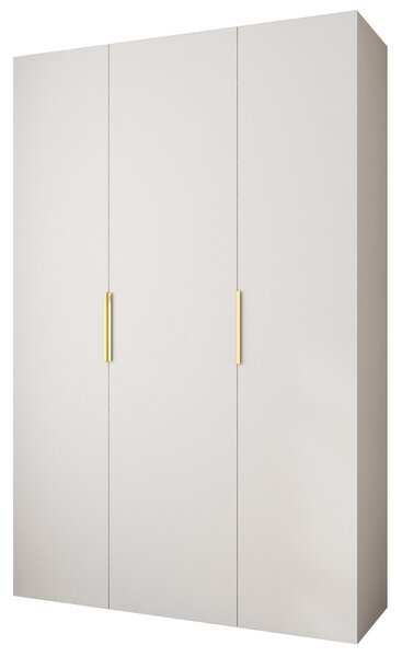 Zondo.hr Ormar za garderobu 160 cm Carmela 40-4 (bijela + zlatna). Akcija -19%. 1126658