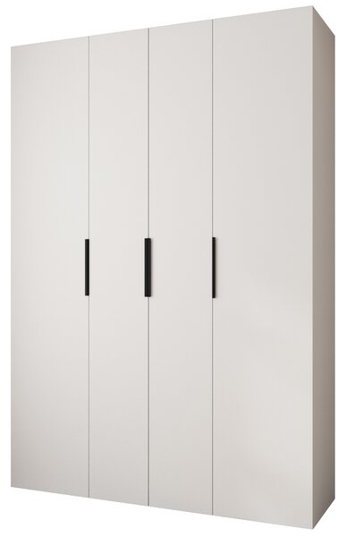 Zondo.hr Ormar za garderobu 170 cm Carmela 40-4 (bijela + crna). Akcija -20%. 1126661