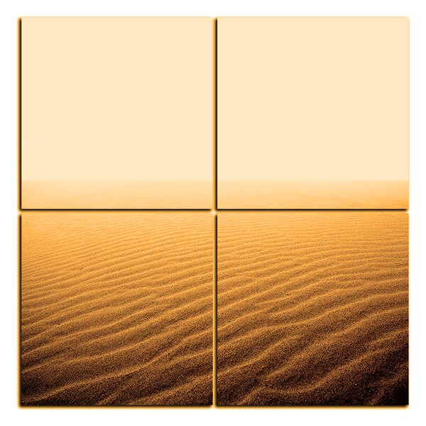 Slika na platnu - Pijesak u pustinji - kvadrat 3127FE (60x60 cm)