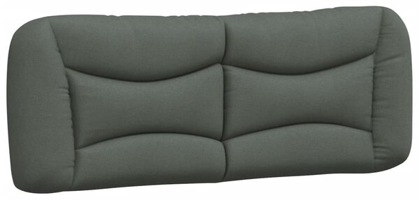 Okvir kreveta s LED-om bez madraca Hvar 140 x 190 cm od tkanine - Siva / 140 x 190 cm