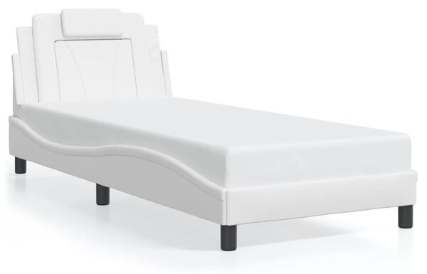 Okvir kreveta Viana s LED-om bez madraca bijeli 80 x 200 cm - Bijela / 80 x 200 cm