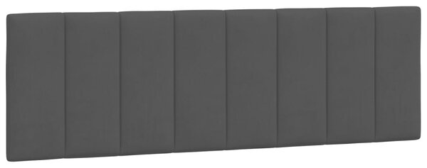 Krevet s madracem Hanko crni 160x200 cm baršunasti - Crna / 160 x 200 cm