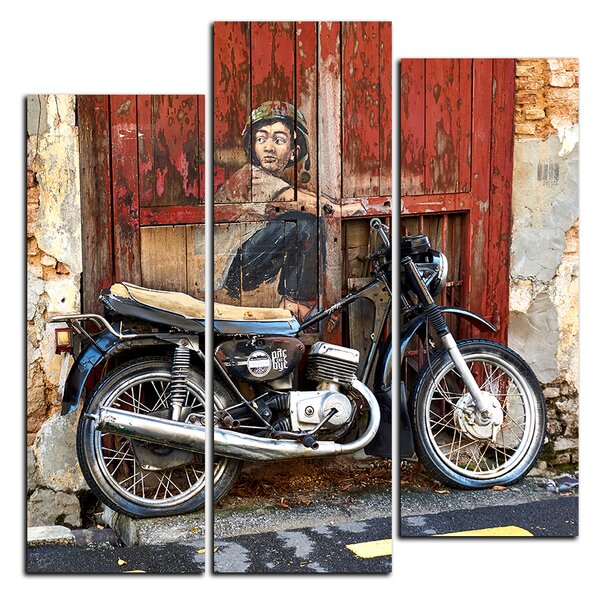 Slika na platnu - Street art - kvadrat 3150C (105x105 cm)
