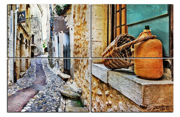 Slika na platnu - Stara mediteranska ulica 1151E (90x60 cm)
