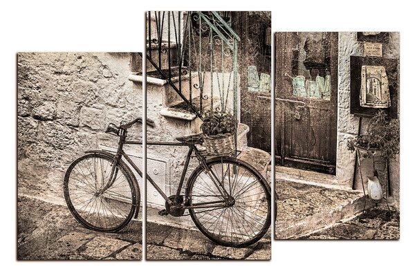 Slika na platnu - Stara ulica u Italiji 1153FC (90x60 cm)