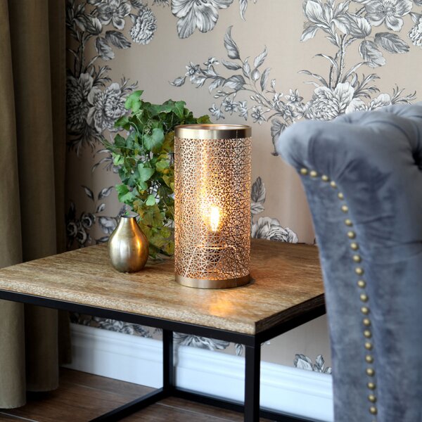 Stolne Lampa By Rydéns, Hermine, Zlato / mjed, Dnevna soba, Metal, Marokanski / orijentalni