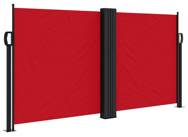 Uvlačiva bočna tenda 120 x 600 cm crvena - Crvena / 117 x 600 cm
