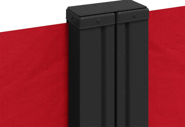 Uvlačiva bočna tenda 120 x 600 cm crvena - Crvena / 117 x 600 cm