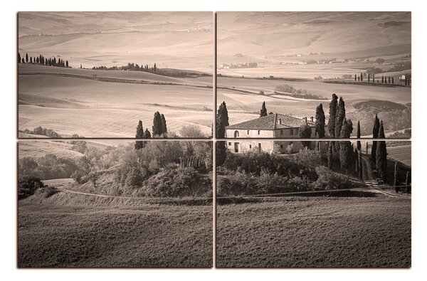 Slika na platnu - Talijanski ruralni krajolik 1156QE (90x60 cm)