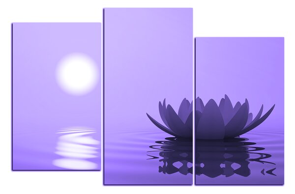 Slika na platnu - Zen lotos 1167VC (90x60 cm)