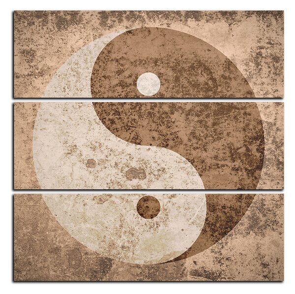 Slika na platnu - Yin i yang simbol - kvadrat 3170C (75x75 cm)