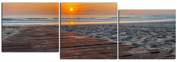 Slika na platnu - Zora na moru - panorama 5141E (90x30 cm)