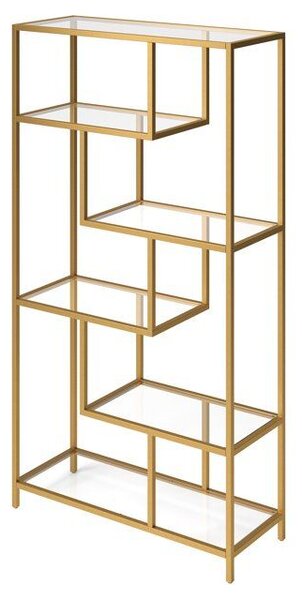 Zondo.hr Regal Byat 30 (zlatna + staklo). Akcija -30%. 1127411