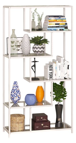 Zondo.hr Regal Byat 30 (bijela + staklo). Akcija -30%. 1127412