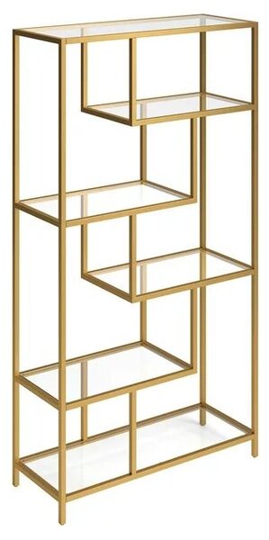 Zondo.hr Regal Byat 30 (zlatna + staklo). Akcija -30%. 1127411