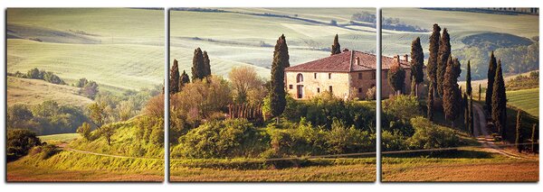 Slika na platnu - Talijanski ruralni krajolik - panorama 5156C (90x30 cm)