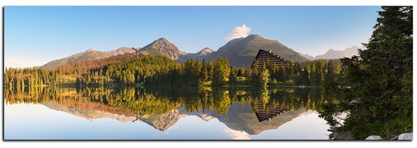 Slika na platnu - Strba tarn - panorama 5158A (105x35 cm)