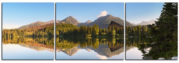 Slika na platnu - Strba tarn - panorama 5158C (90x30 cm)