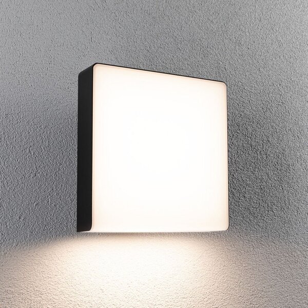 Paulmann LED vanjska zidna svjetiljka Azalena, senzor, antracit, Crno, Aluminij