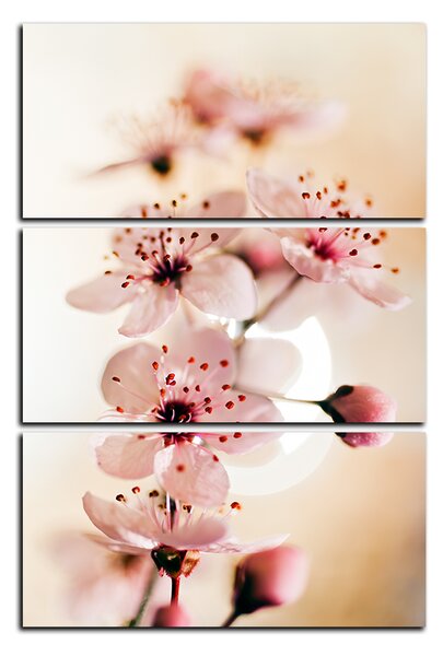 Slika na platnu - Mali cvjetovi na grani - pravokutnik 7173B (90x60 cm )