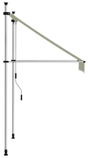 Tenda na ručno uvlačenje 100 cm krem - Krema / N/A
