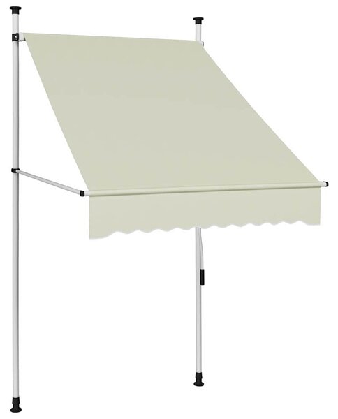 Tenda na ručno uvlačenje 100 cm krem - Krema / N/A