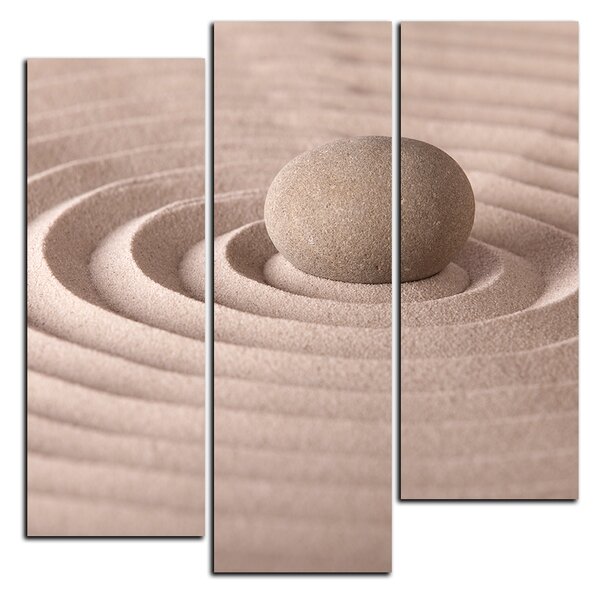Slika na platnu - Kamen za opuštanje - kvadrat 3192C (75x75 cm)
