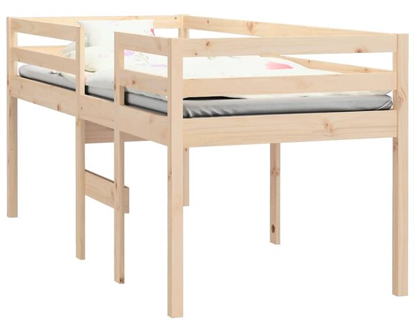 Visoki krevet 80x200 cm od masivne borovine - Smeđa / 80 x 200 cm