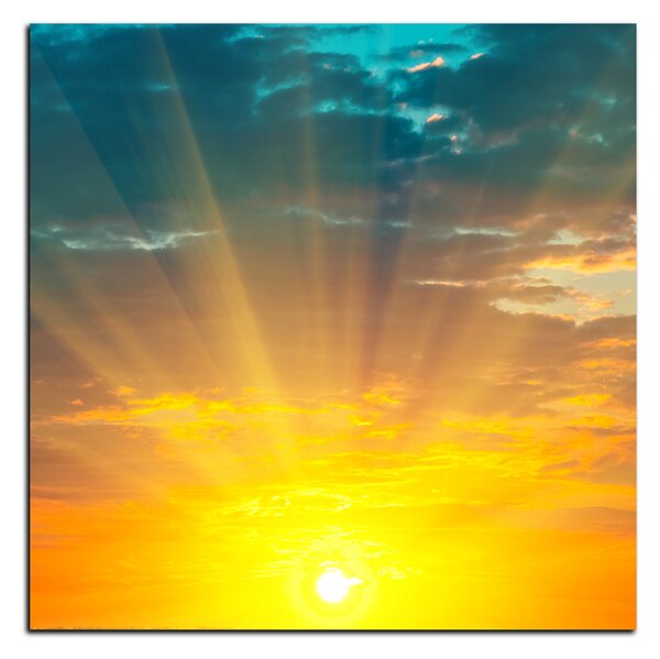 Slika na platnu - Zalazak sunca - kvadrat 3200A (50x50 cm)