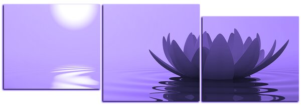 Slika na platnu - Zen lotos - panorama 5167VD (90x30 cm)