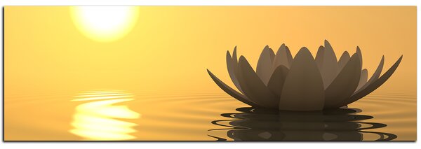 Slika na platnu - Zen lotos - panorama 5167A (105x35 cm)