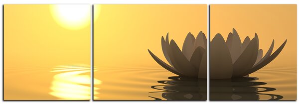 Slika na platnu - Zen lotos - panorama 5167C (90x30 cm)