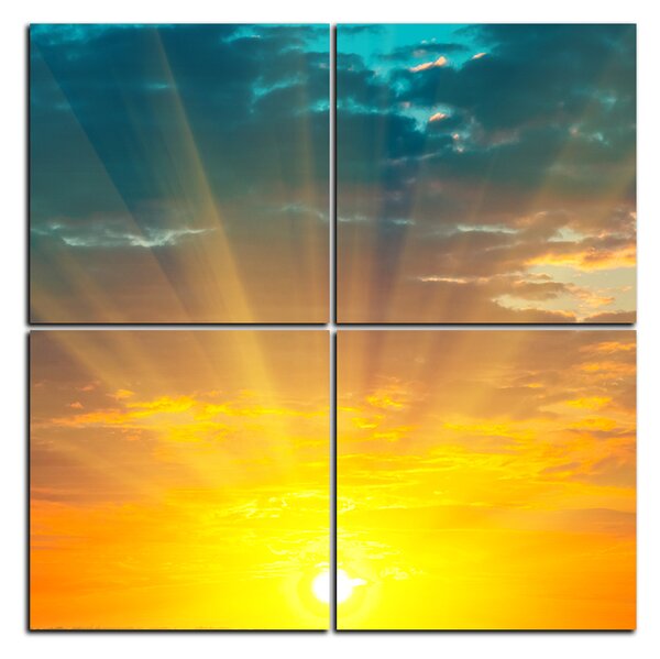 Slika na platnu - Zalazak sunca - kvadrat 3200E (60x60 cm)