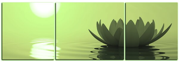 Slika na platnu - Zen lotos - panorama 5167ZC (120x40 cm)