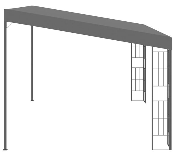 Zidna sjenica od tkanine 3 x 4 m antracit - Antracitno siva / 3 x 4 m