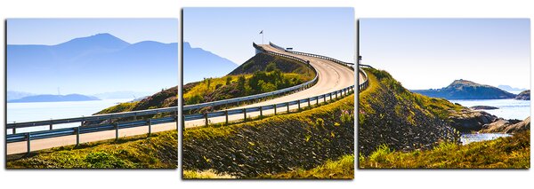 Slika na platnu - Atlantska cesta - panorama 5184D (90x30 cm)